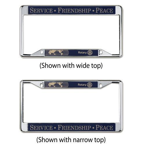 Chrome Plated License Plate Frame CRS Marketing